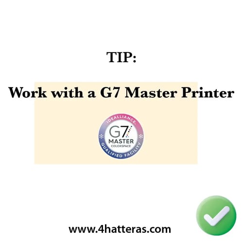 Tip Work With a G7 Master Printer