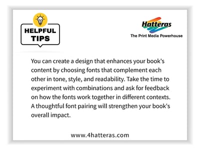 Helpful Tip for Complimentary Fonts