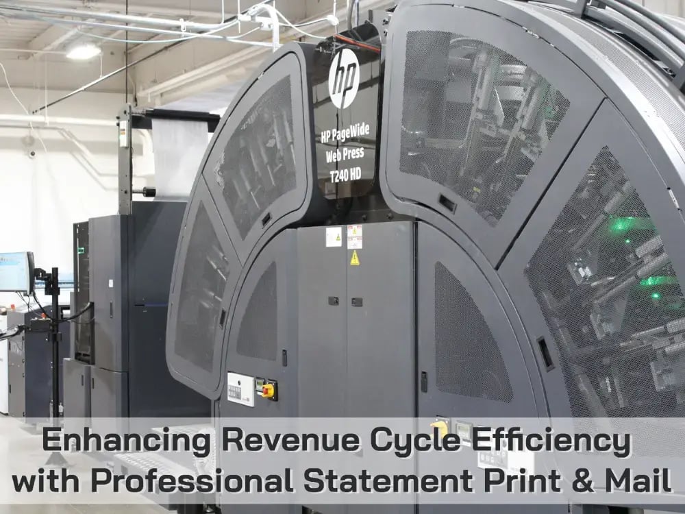 enhancing revenue cycle efficiency with professional statement print and mail 