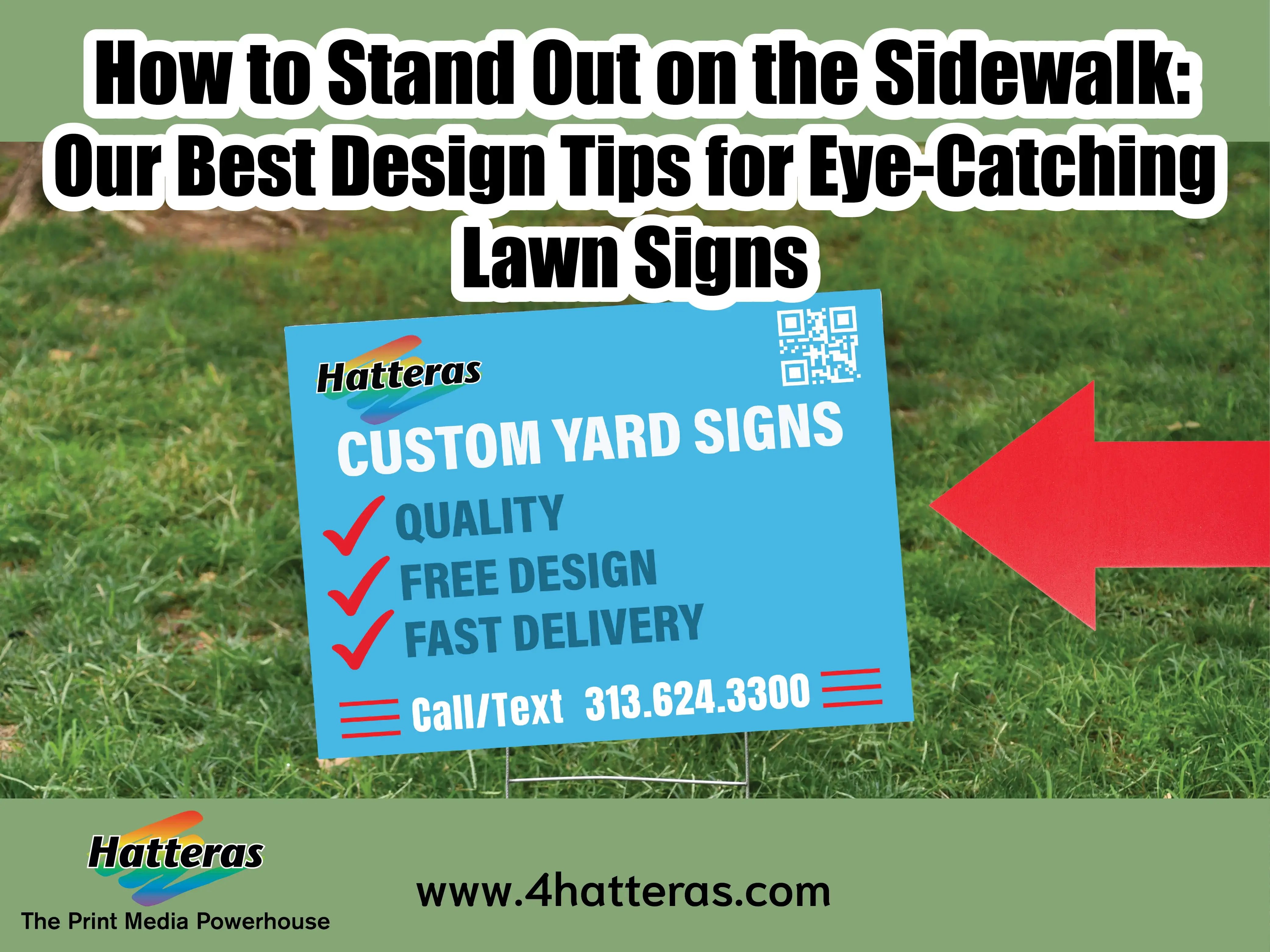 Our Best Design Tips for Eye-Catching Custom Lawn Signs