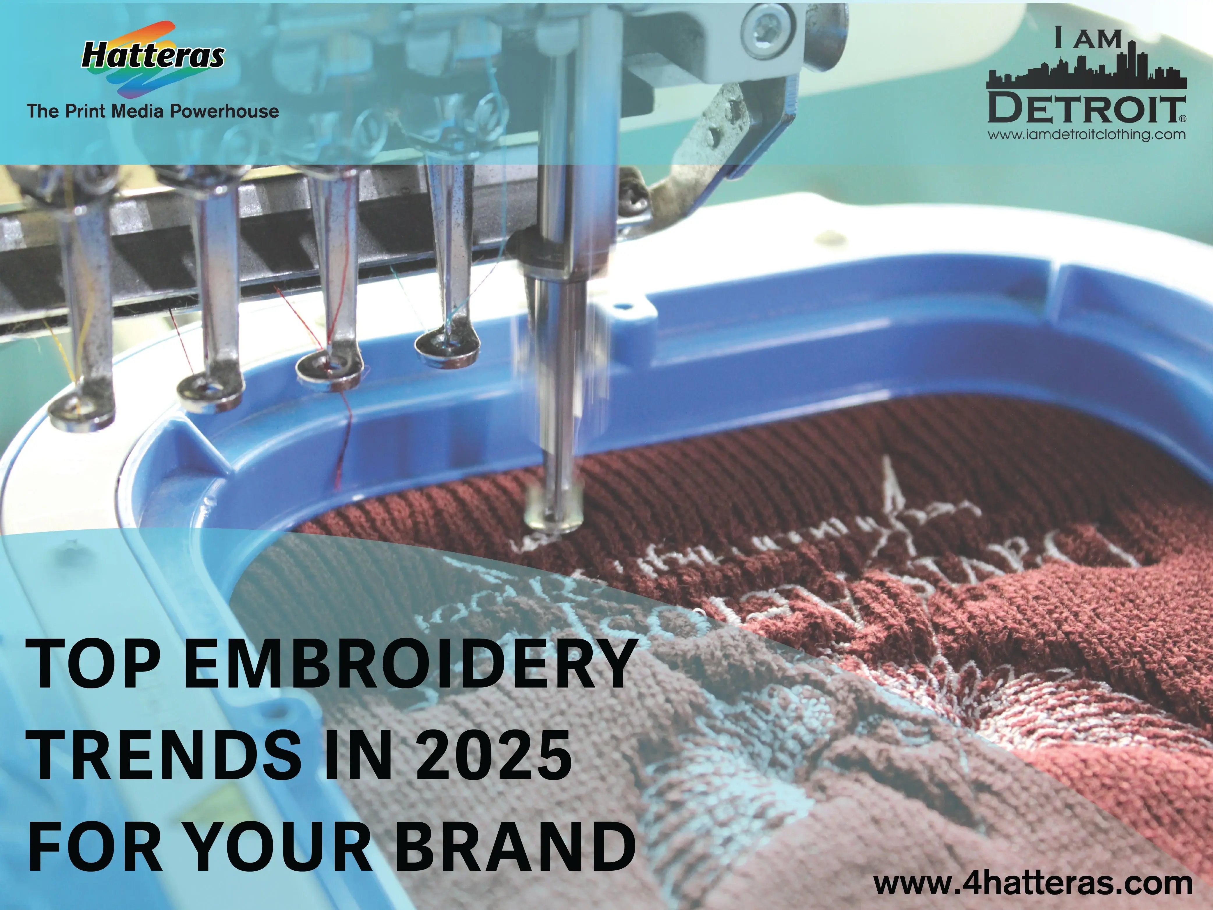 Top Embroidery Trends in 2025 for Your Brand