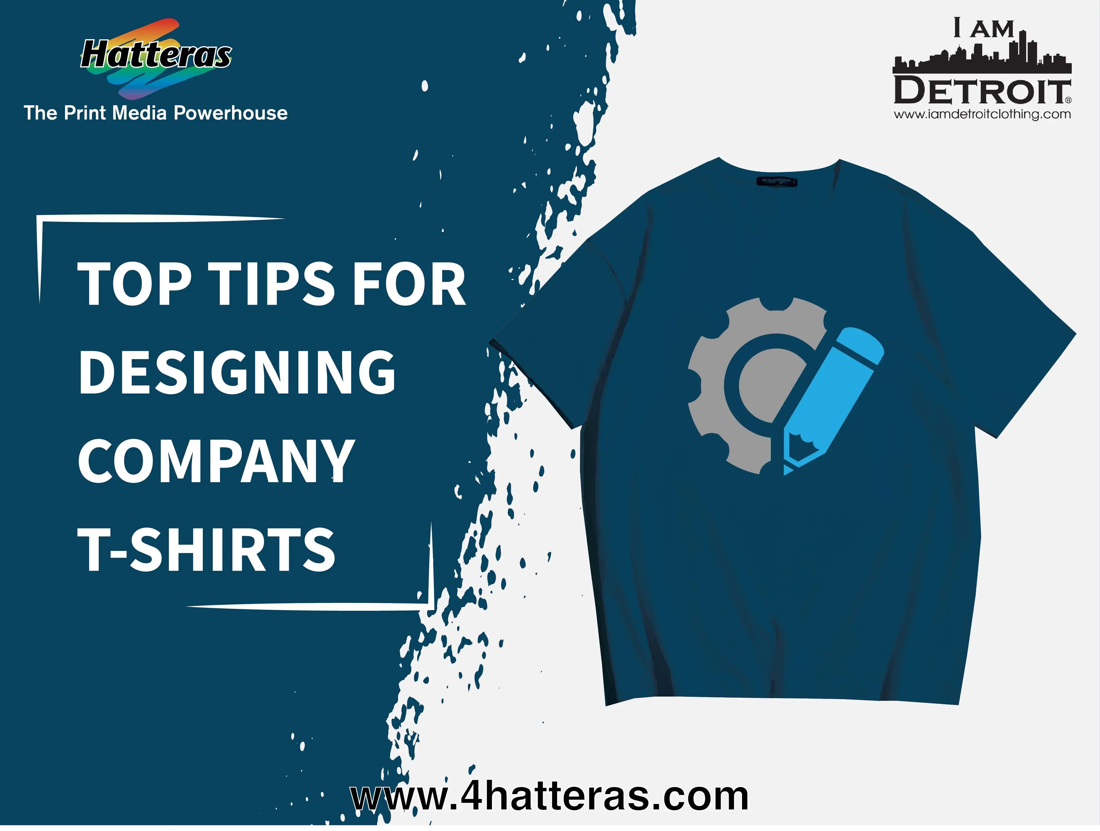 Top Tips for Designing Company T-Shirts