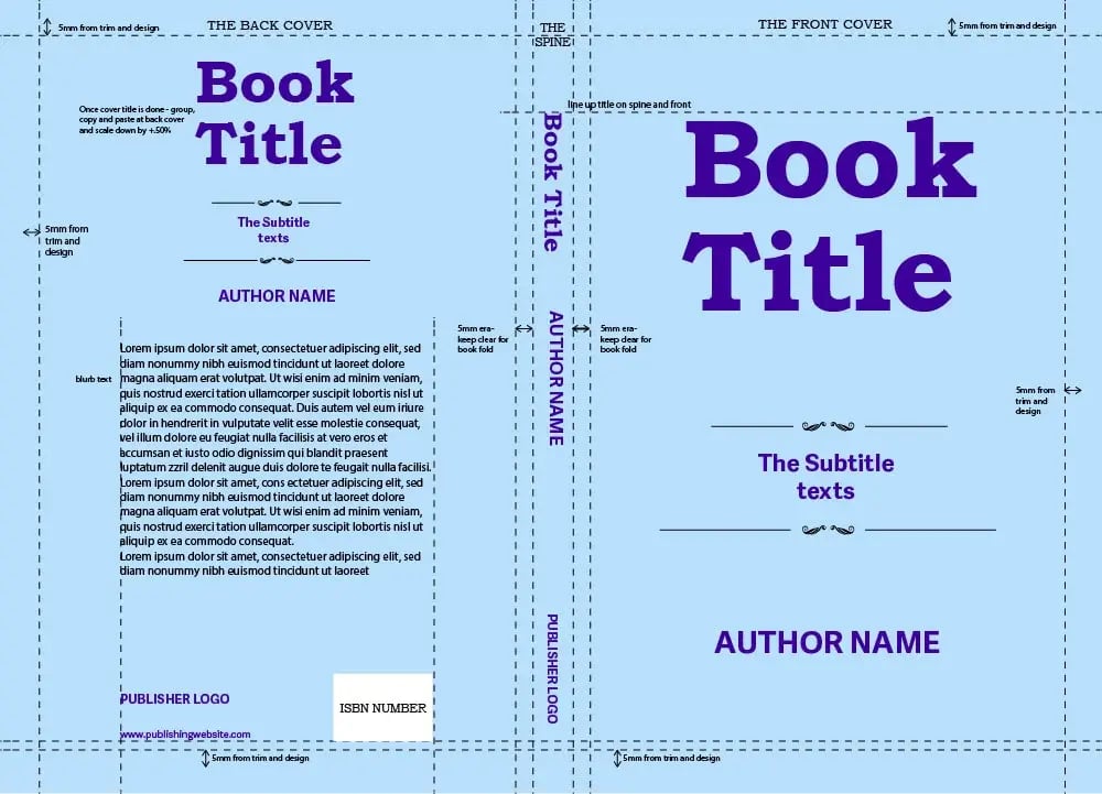 Book Cover Layout and Design