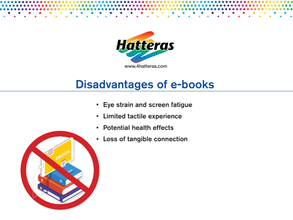 disadvantages of ebooks